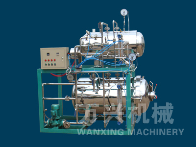 半自動(dòng)噴淋式電汽兩用殺菌鍋